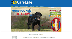 Desktop Screenshot of k9carelabs.com